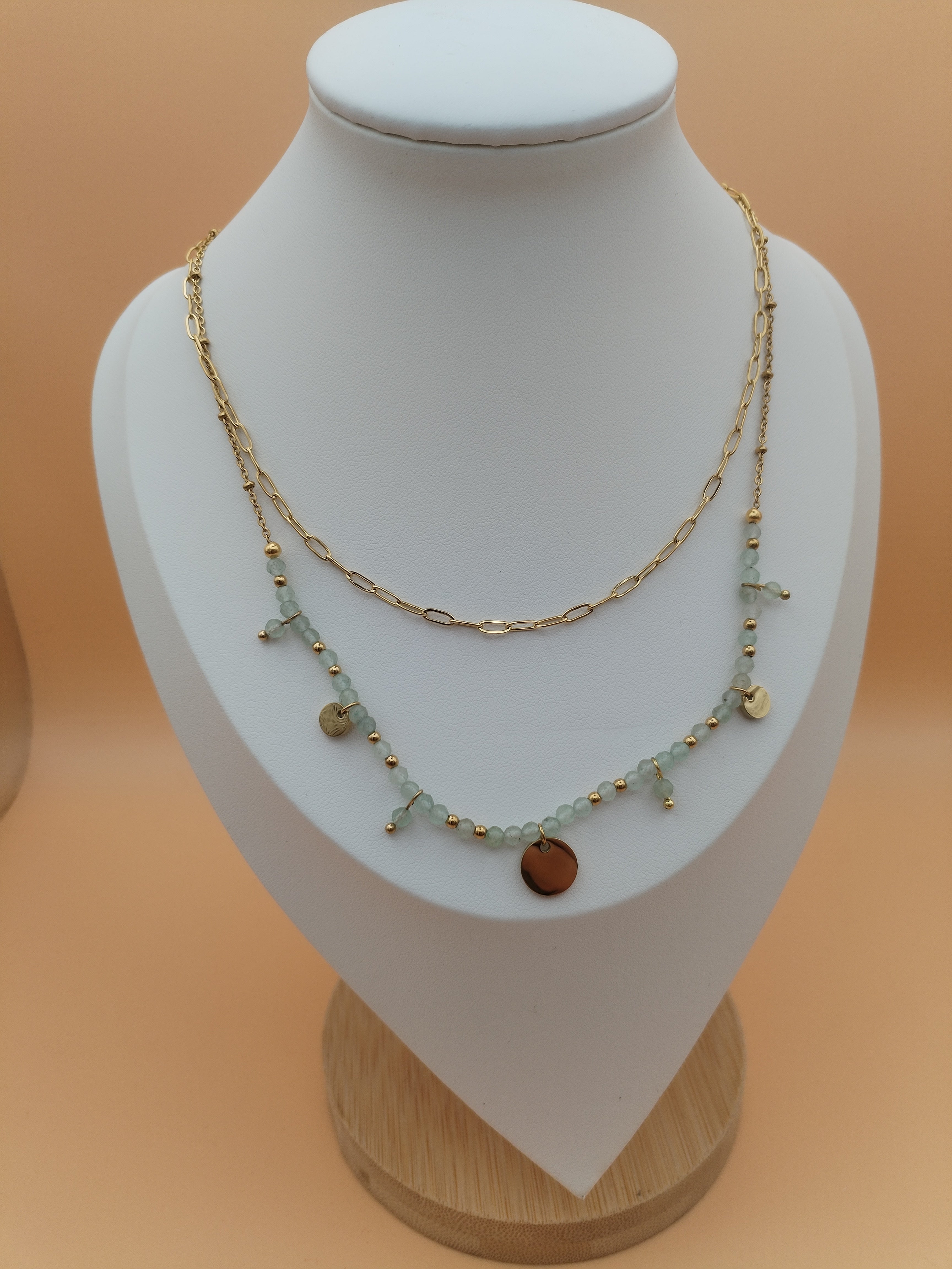 Collier en cristal de roche qualité A