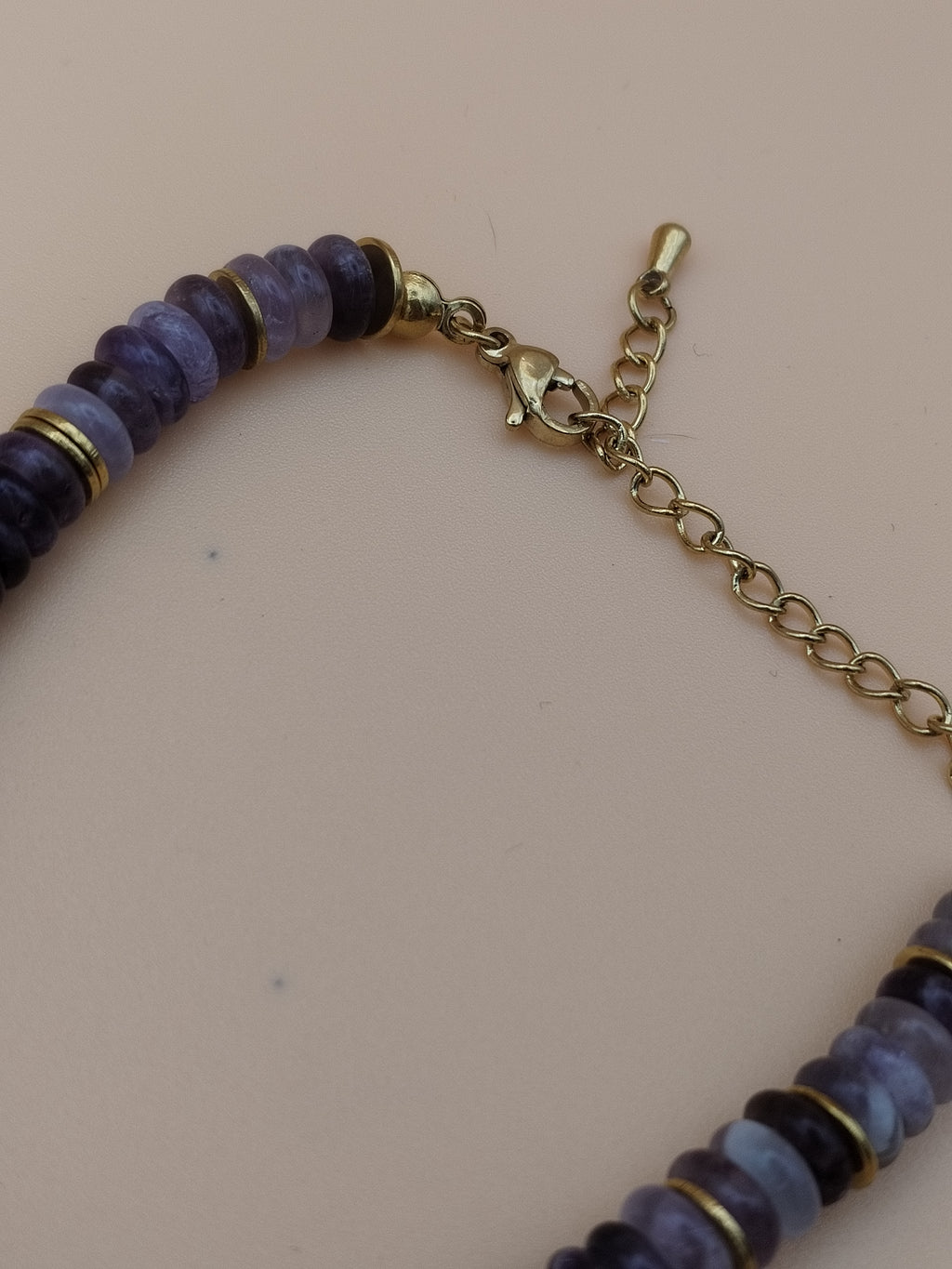 Gold-plated Amethyst Bracelet A