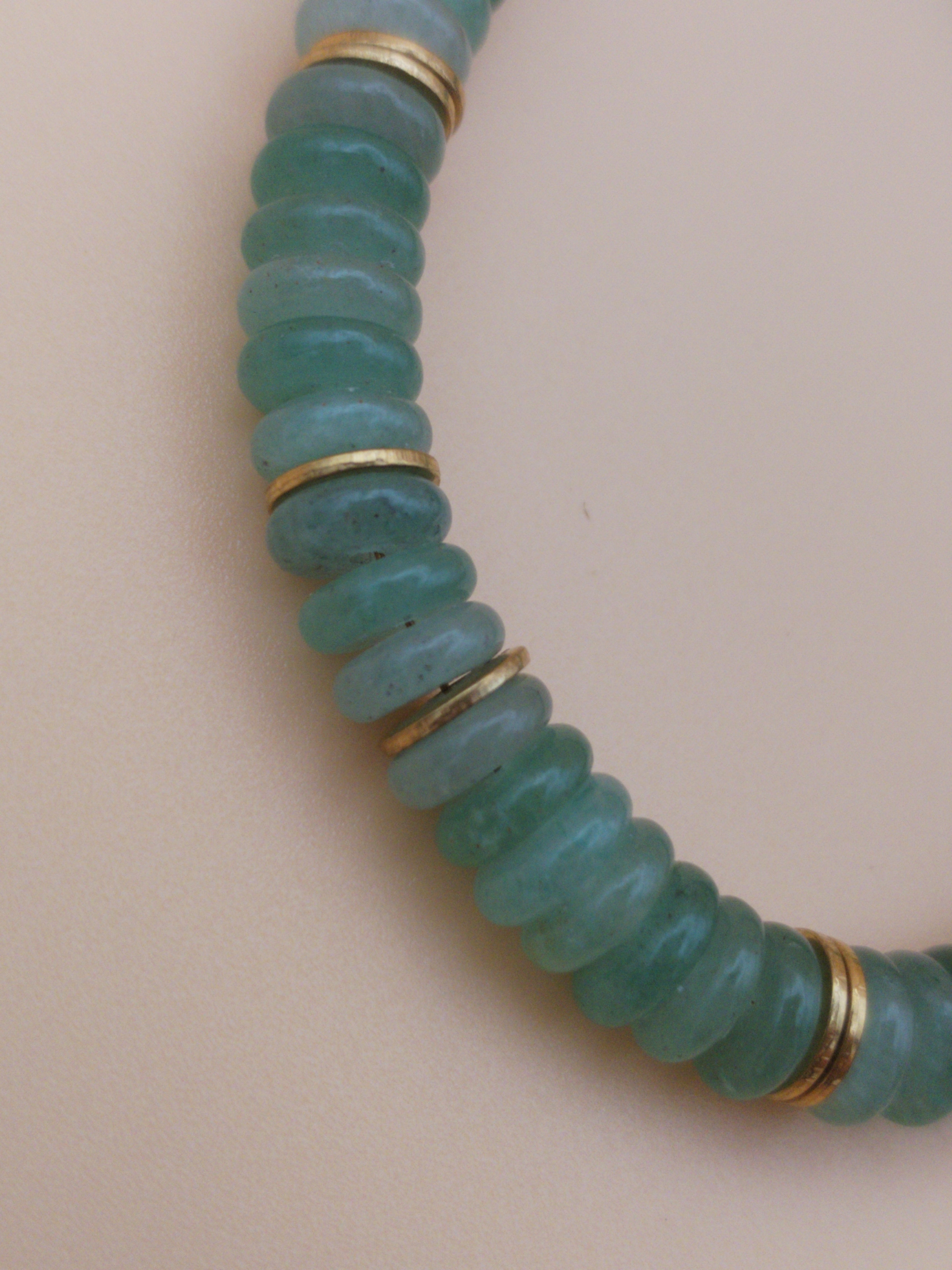 Bracelet doré Aventurine A