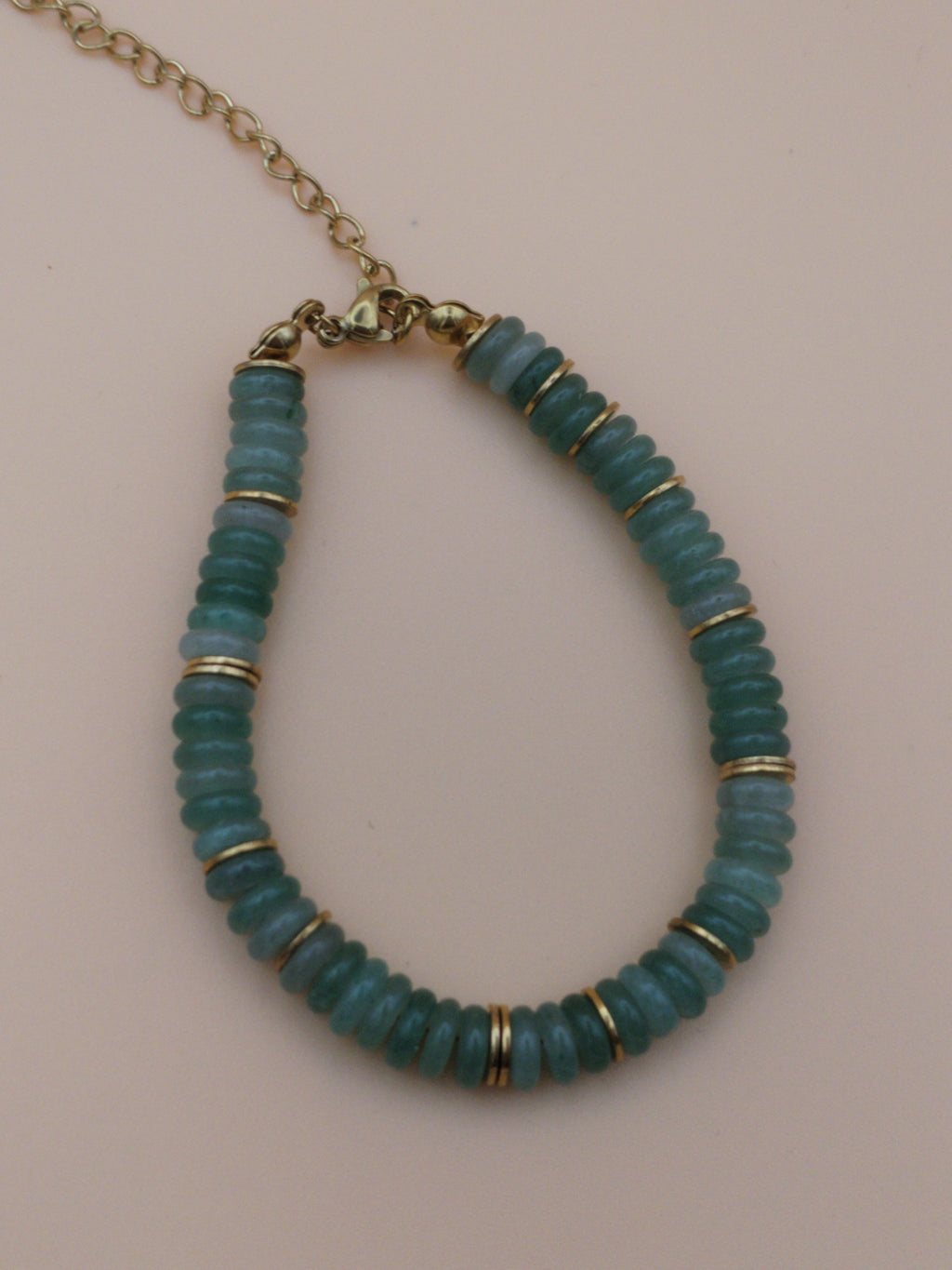 Bracelet doré Aventurine A