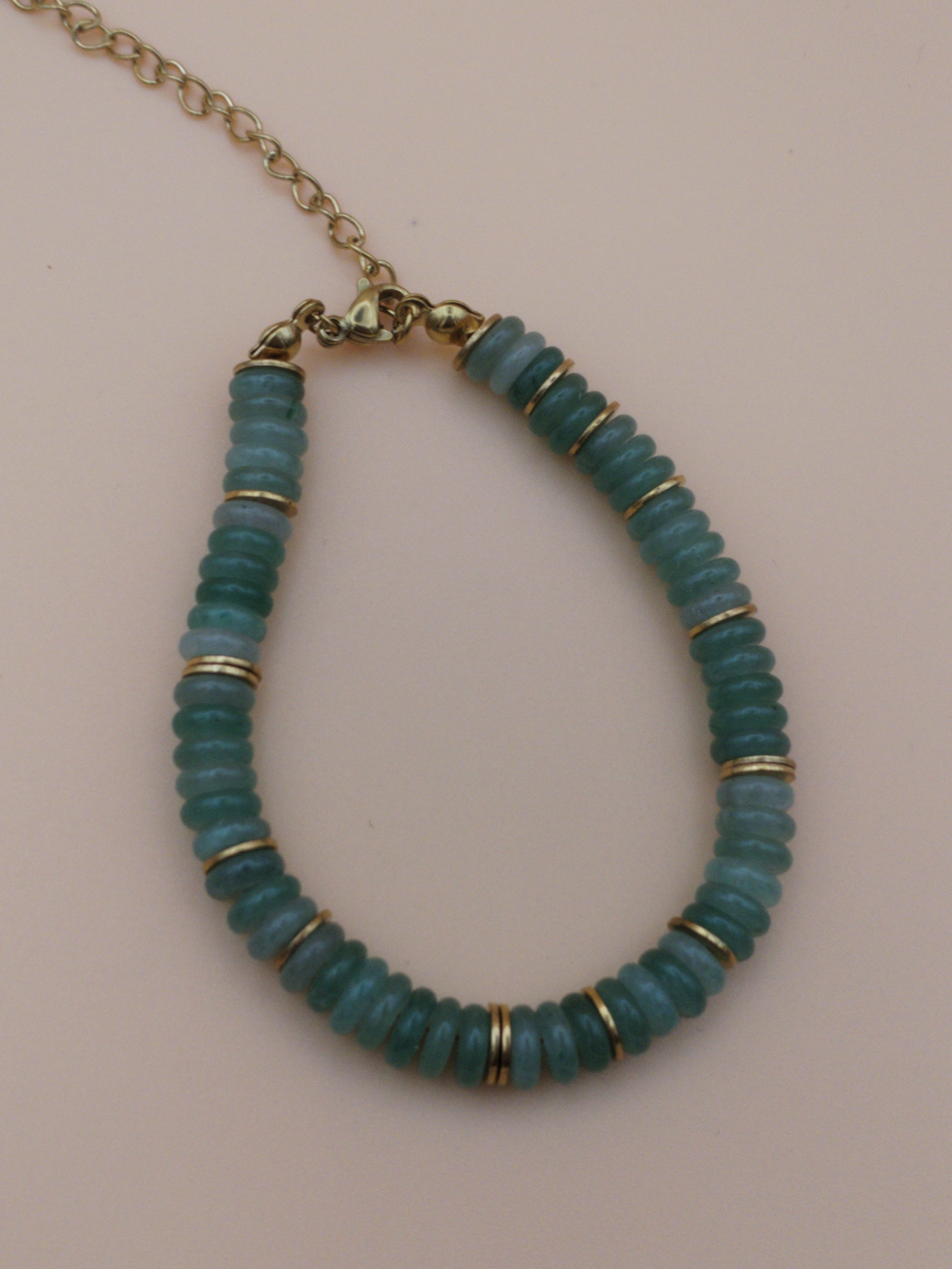 Bracelet doré Aventurine A