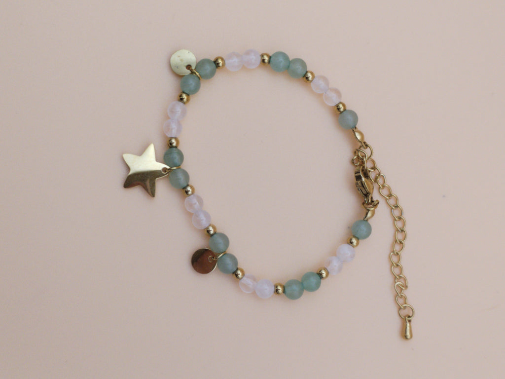 Bracelet Mira – Cristal de Roche Crack &amp; Cristal de Roche