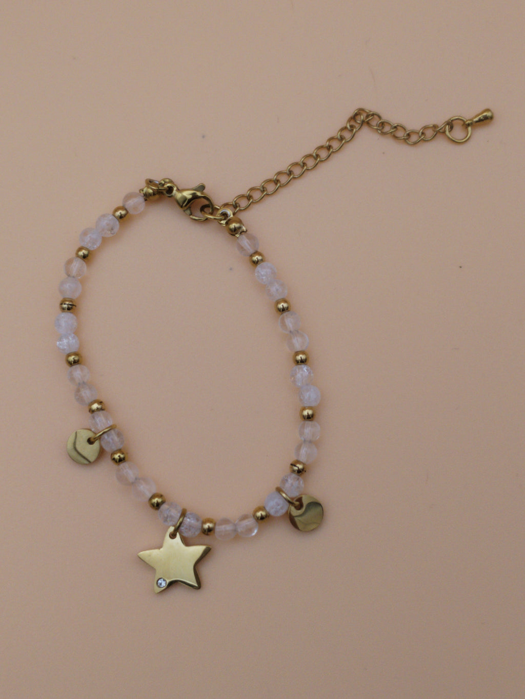 Bracelet Mira – Cristal de Roche Crack &amp; Cristal de Roche