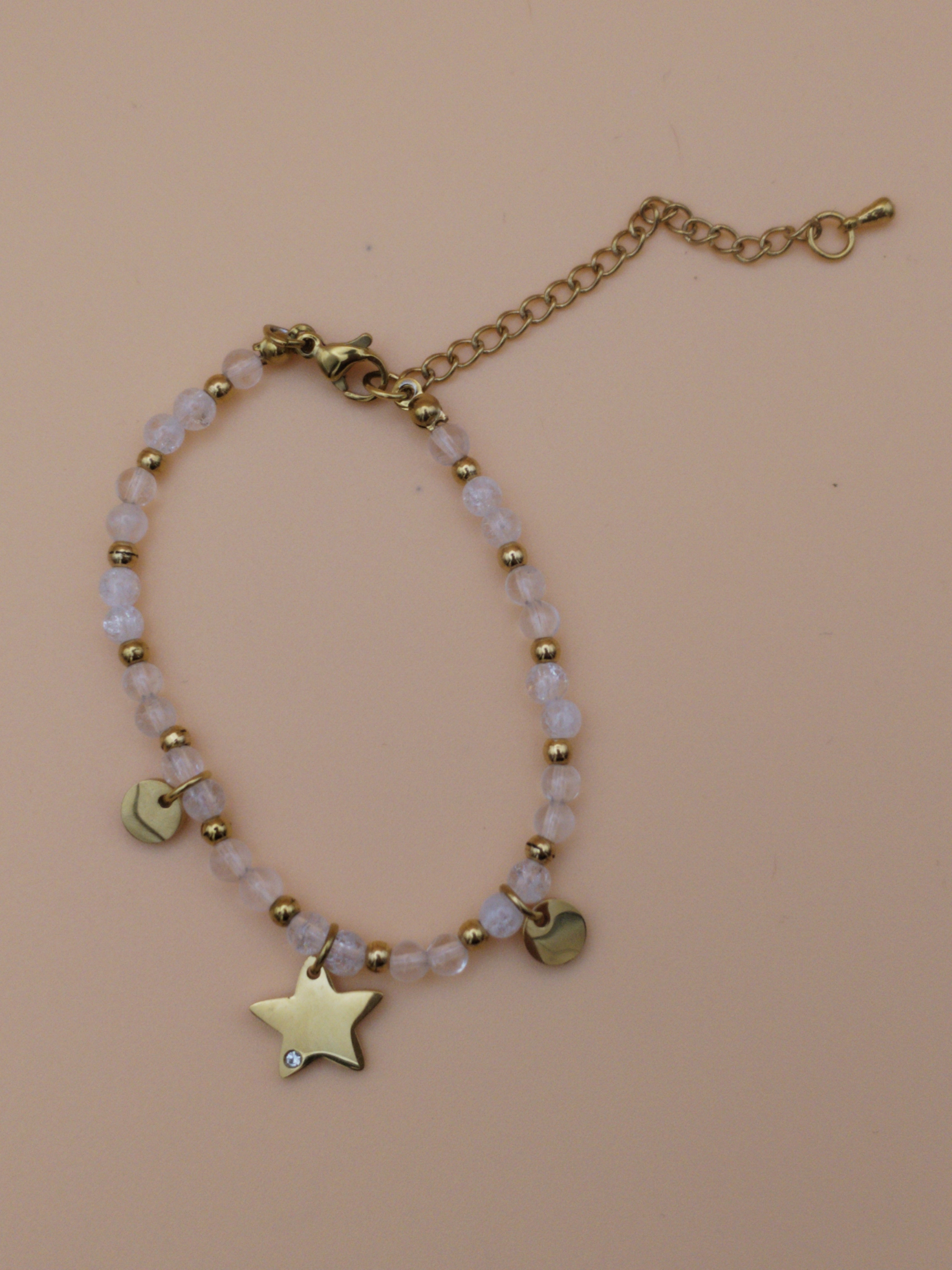 Bracelet Mira – Cristal de Roche Crack &amp; Cristal de Roche