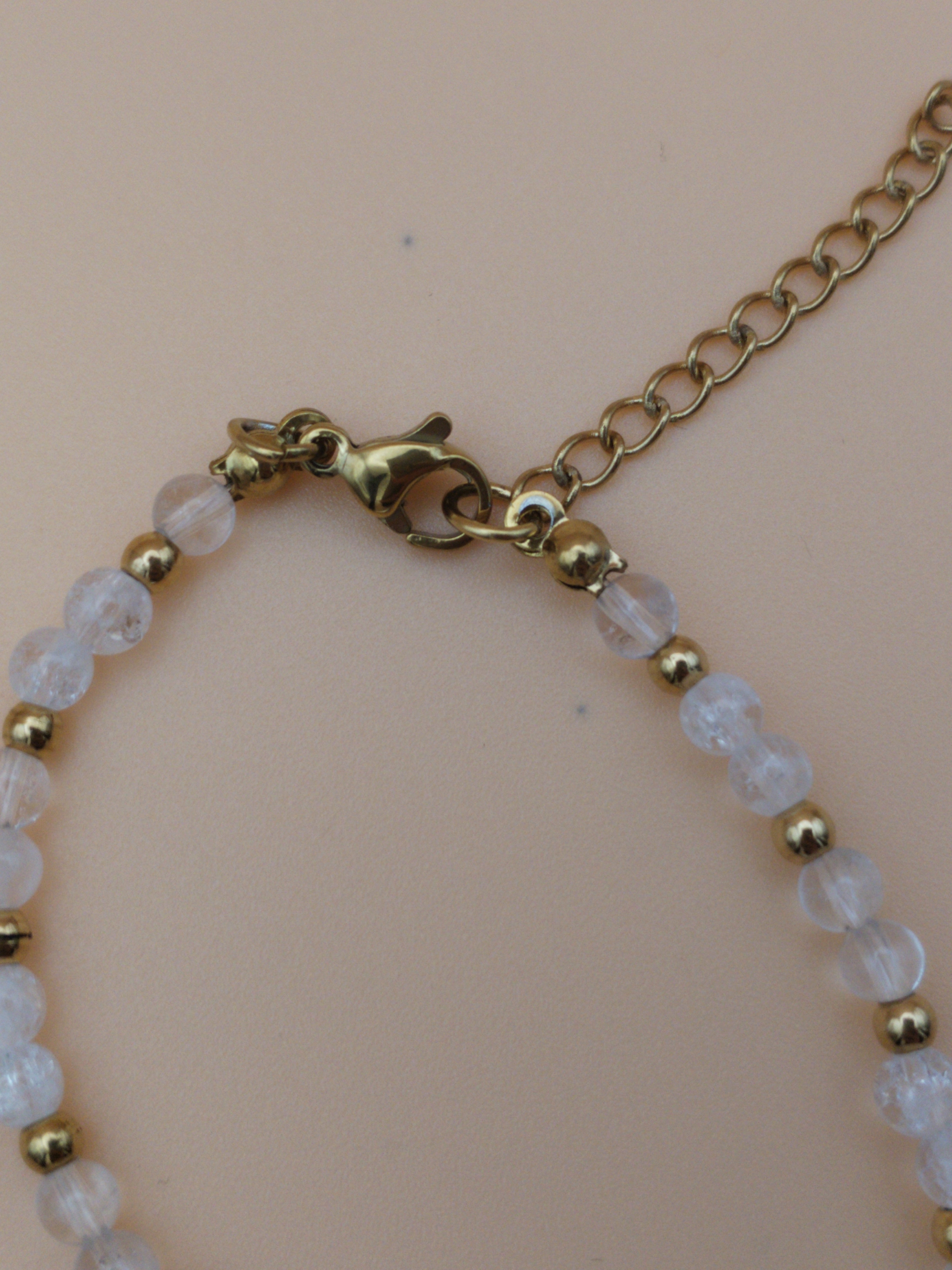 Bracelet Mira – Cristal de Roche Crack &amp; Cristal de Roche