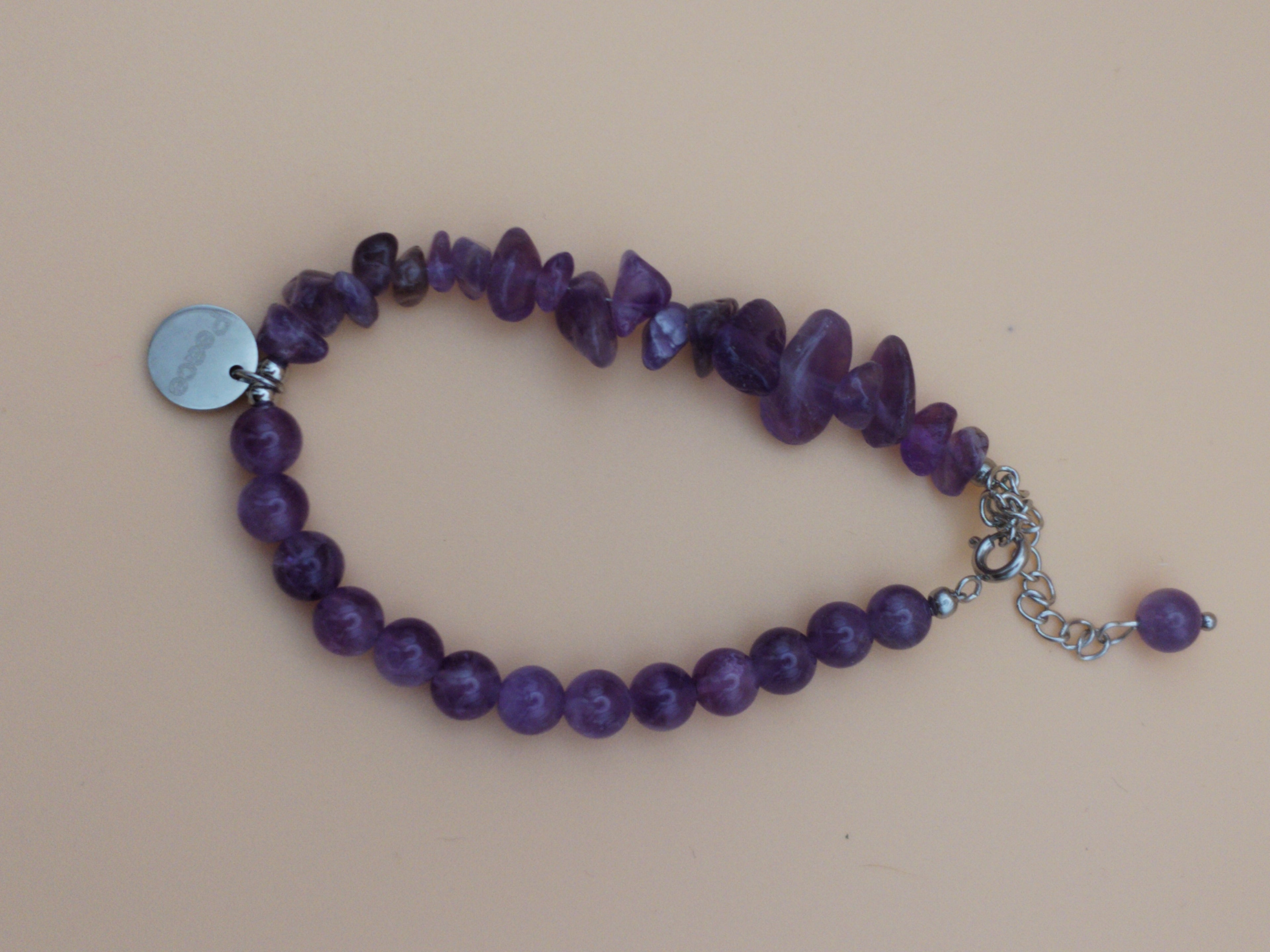 Bracelet Argenté – Cornaline A | 16 à 21 cm