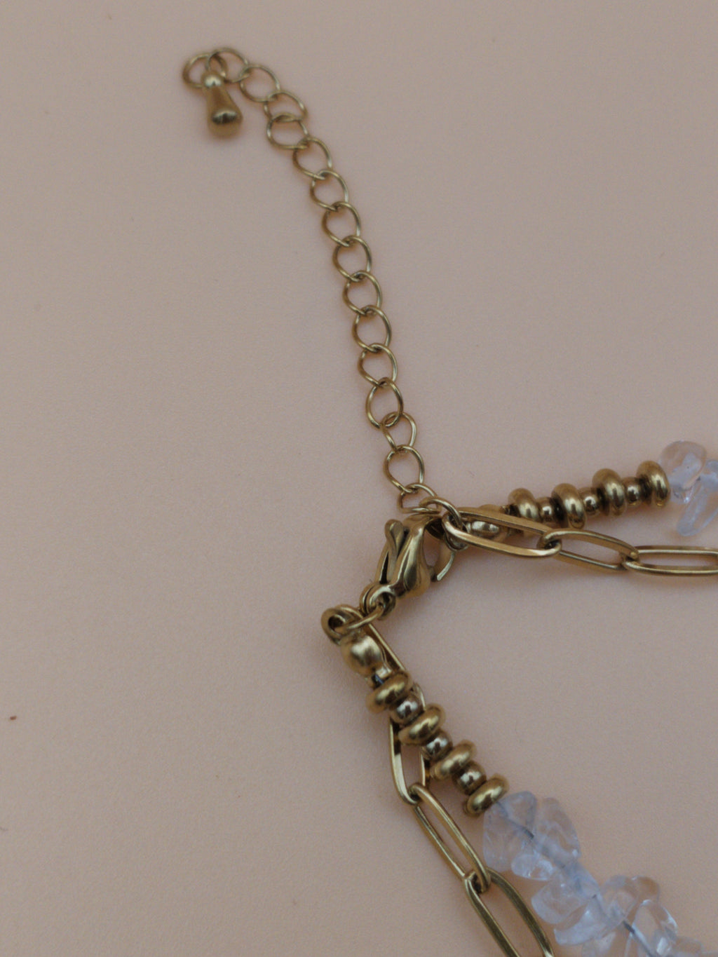 Bracelet raffiné en fluorine naturelle multicolore – qualité A