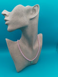 Collier ajustable Quartz rose avec pendentif étoile